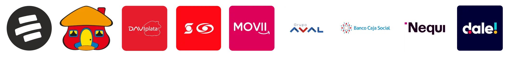 Entidades habilitadas para pagos